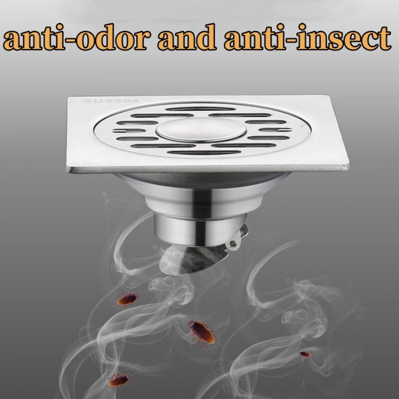 Podni odvodi od nehrđajućeg čelika Odvod protiv mirisa Tuš Cjedilo Poklopac Perilica rublja Propuštanje u zemlju Kuhinja Kupaonica Oprema