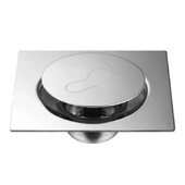 Okrugli iskačući podni odvod za kupaonicu - podna obloga tuš kabina potisni odvodni čep 10X10CM 12X12CM ili 15X15CM