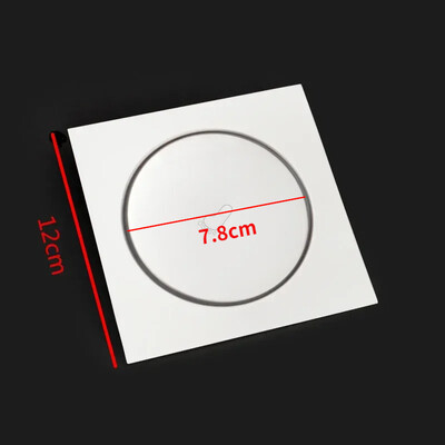 Okrugli iskačući podni odvod za kupaonicu - podna obloga tuš kabina potisni odvodni čep 10X10CM 12X12CM ili 15X15CM