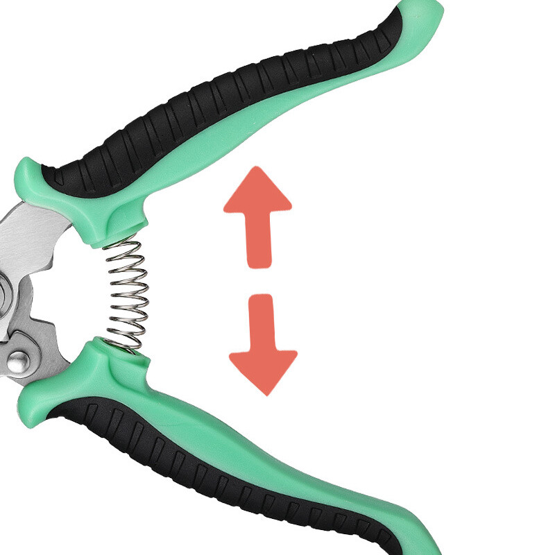 Sodininkystės žirklės paukščio snapo formos šakos genėjimas darbo taupymas genėjimas nerūdijančio plieno skynimas daugiafunkcinės vaisių žirklės