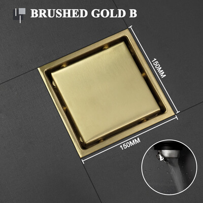 Kupaonica Balkon Kuhinja Kvadratni podni odvod od nehrđajućeg čelika Tuš odvodni odvod Višebojni stil Nevidljivi umetak od pločica Podni odvodi