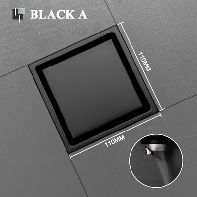 Kupaonica Balkon Kuhinja Kvadratni podni odvod od nehrđajućeg čelika Tuš odvodni odvod Višebojni stil Nevidljivi umetak od pločica Podni odvodi