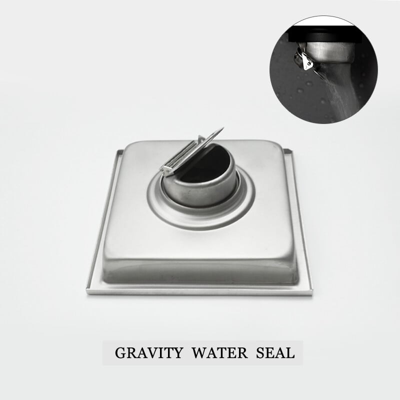 Kupaonica Balkon Kuhinja Kvadratni podni odvod od nehrđajućeg čelika Tuš odvodni odvod Višebojni stil Nevidljivi umetak od pločica Podni odvodi