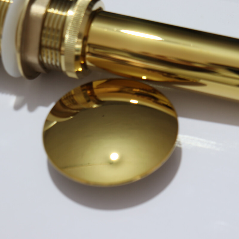 Kupaonski dodaci Mjedena gornja strana kupaonskog umivaonika Antikni pop-up dijelovi odvoda