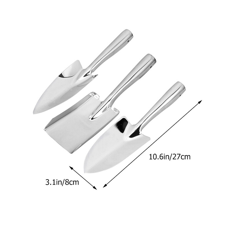 Nerūdijančio plieno kostiumas Rankinis Patvarus sodo įrankiai Paplūdimio semtuvai Vaikams Nešiojama mentele Žemės ūkio