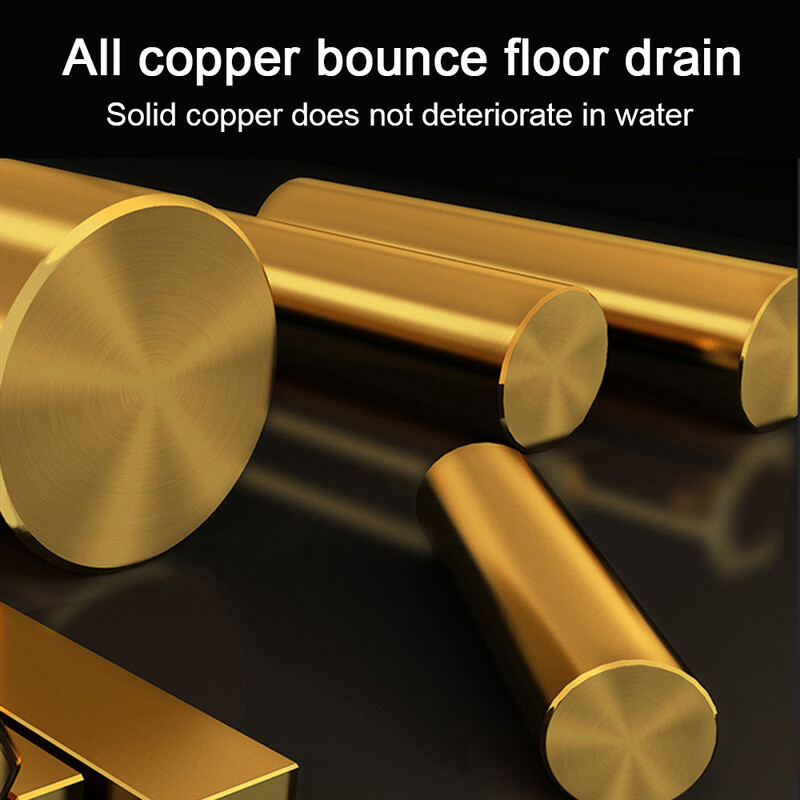 Odvodi za kadu protiv neugodnih mirisa Odvod za noge Podni odvod 10 * 10 cm Kvadratni mesingani krom Push Up Pop-up tuš Čep poklopca odvoda u kupaonici