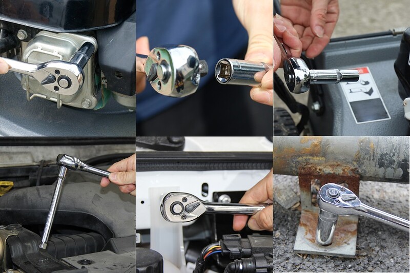 Λαβή καστάνιας ταχείας απελευθέρωσης 100 δοντιών Στενή θέση που χρησιμοποιεί περισσότερο από την κανονική καστάνια 1/4" 3/8" ή 1/2" Οδήγηση