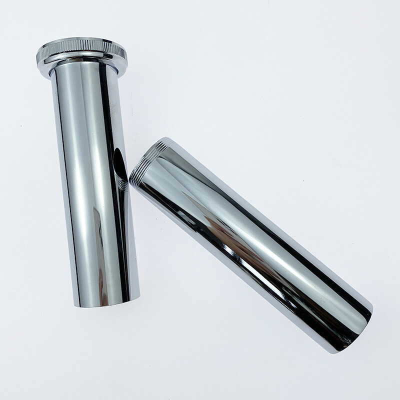 1PC Odvodno crijevo za umivaonik Nehrđajući čelik Krom Dužina 12,5/15/30 cm Navoj filtra za kupaonski sudoper G 1-1/4'