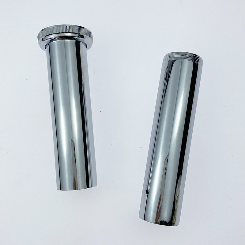 1PC Odvodno crijevo za umivaonik Nehrđajući čelik Krom Dužina 12,5/15/30 cm Navoj filtra za kupaonski sudoper G 1-1/4'