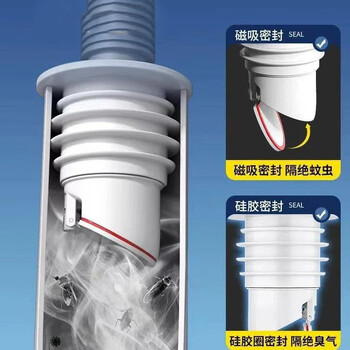 Силиконови дренажи Уплътнителен пръстен за канализационни тръби Водна тапа Подов дренаж Канализационна уплътнителна запушалка против миризми Душ Отцедник Аксесоари за баня