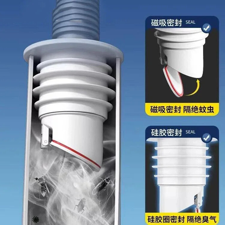 Silikonski odvodi Kanalizacijska cijev Brtveni prsten Čep za vodu Podni odvod Kanalizacijska brtva protiv neugodnih mirisa Čep Odvod za tuš Kupaonski pribor