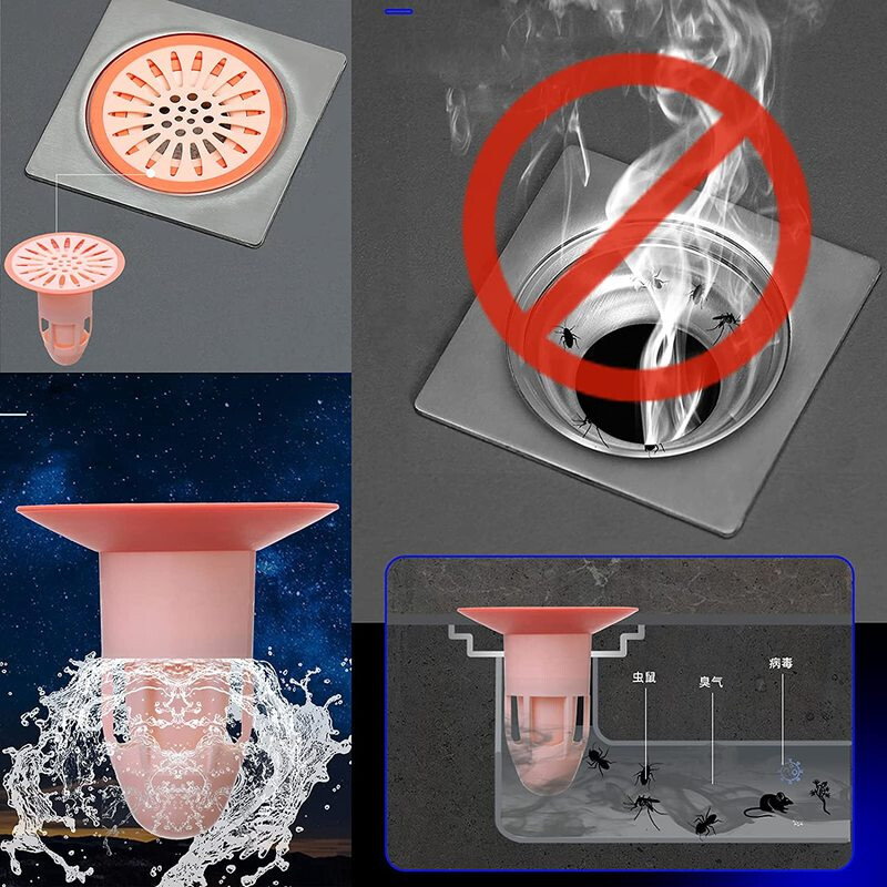 Nadograđeni 2 KOM Dezodorans za suzbijanje štetočina od žohara Jezgra podnog odvoda Kuhinja Kupaonica WC Anti-miris Tuš Čep odvoda Sifon