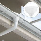 Kanta za sakupljanje kišnice Odvodnja Cjedila Vanjski Adaptador za oluke Univerzalni