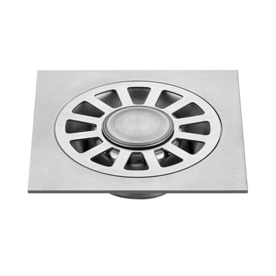 Četvrtasti podni odvod protiv neugodnih mirisa, podni odvod od nehrđajućeg čelika/bakra s poklopcem koji se može ukloniti, podni odvod za tuš kabinu za kupaonicu