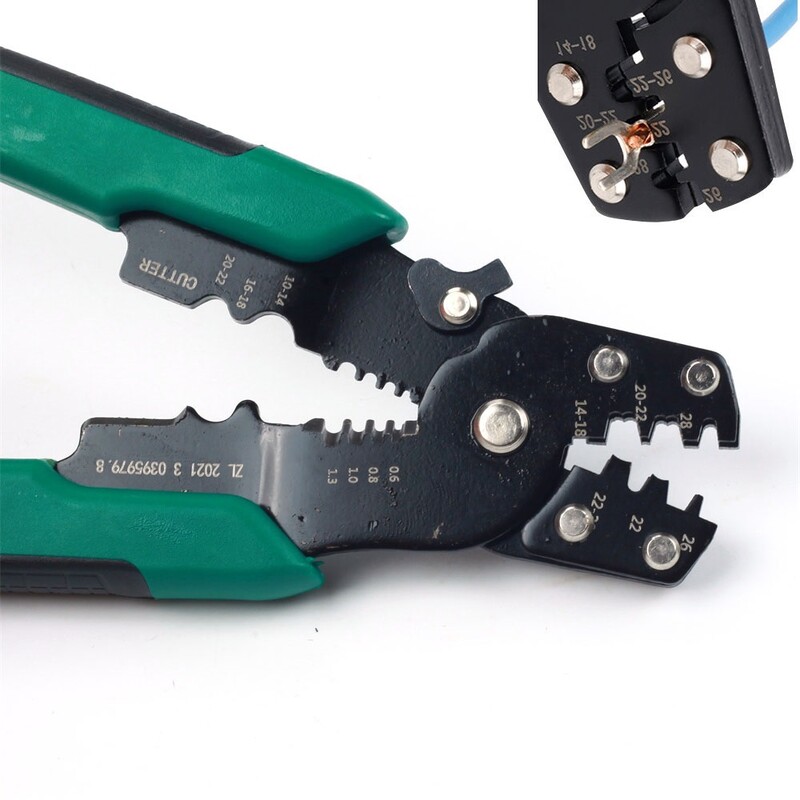 1 tk 4-in1 multifunktsionaalsed pressimisklemmi tangid, traadieemaldaja, traadilõikur, klemmitangid, juhtmestiku tarvikud, käsitööriist