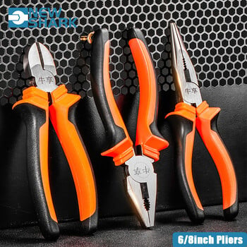 1/3PCS Wire Cutters Πολυλειτουργικά Σετ πένσες Εργαλεία χειρός Διαγώνια κοπτική βελόνα Πένσα μύτης Επαγγελματίας ηλεκτρολόγος