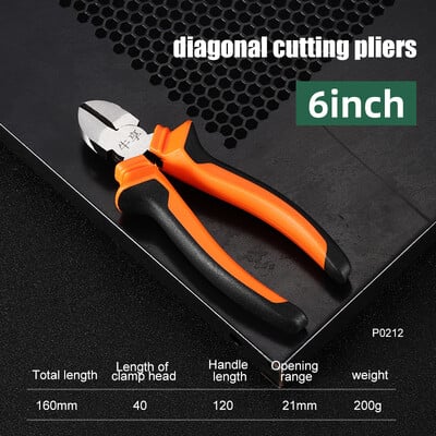 1/3 vnt Vielos pjaustytuvai Daugiafunkcinės replės Rinkiniai Rankiniai įrankiai Įstrižainė pjovimo adata Nosies replės Profesionalūs elektriko žnyplės