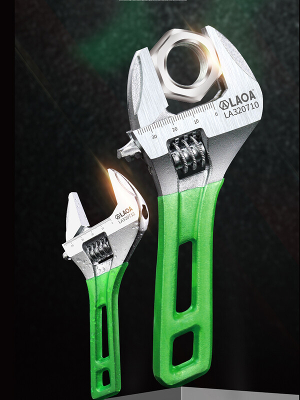 LAOA reguliuojamas veržliaraktis Lengvas, didelis atsidarantis trumpos rankenos daugiafunkciniai mini veržliarakčiai