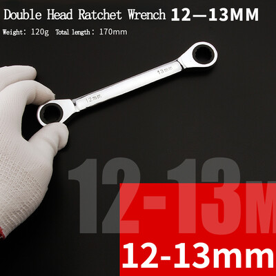 Kroomivanadium rõngas kahepealine põrkvõti, pööratav 8-9-10-12-13-14-15-16-17-18-19 mm põrkvõtme kombinatsioon