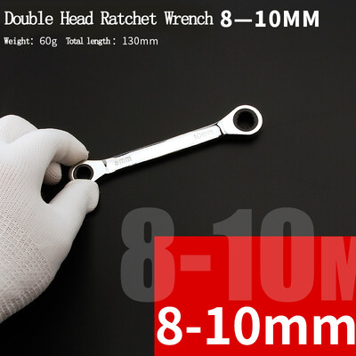 Kroomivanadium rõngas kahepealine põrkvõti, pööratav 8-9-10-12-13-14-15-16-17-18-19 mm põrkvõtme kombinatsioon