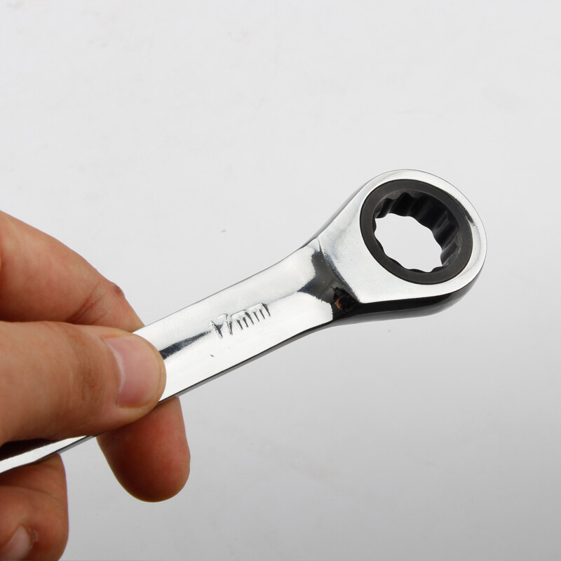 Kroomivanadium rõngas kahepealine põrkvõti, pööratav 8-9-10-12-13-14-15-16-17-18-19 mm põrkvõtme kombinatsioon