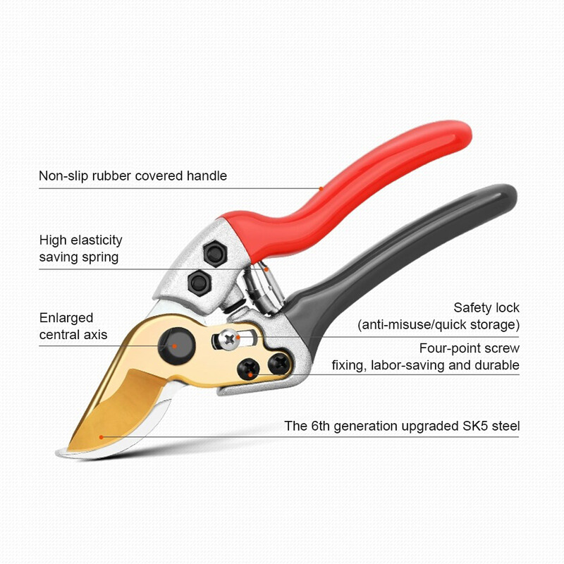 Spetsiaalsed käärid välitingimustes viljapuude lõikamiseks Oksa aia käärid Lilled Lilled Oksalõikus Käärid Aia käsitööriistad