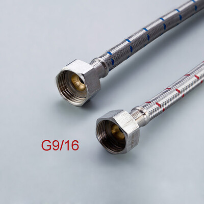 G1/2 G3/8 G9/16 50cm 1 par Fleksibilne vodovodne cijevi od nehrđajućeg čelika Hladno toplo miješalica Slavina Cijev za dovod vode Crijeva kupaonski dio