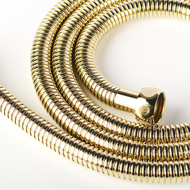 Visokokvalitetno crno crijevo za tuš Kupaonski pribor od nehrđajućeg čelika, mekana cijev za vodu 1,5 metara Kromirana, brušeno zlatna, siva, ORB