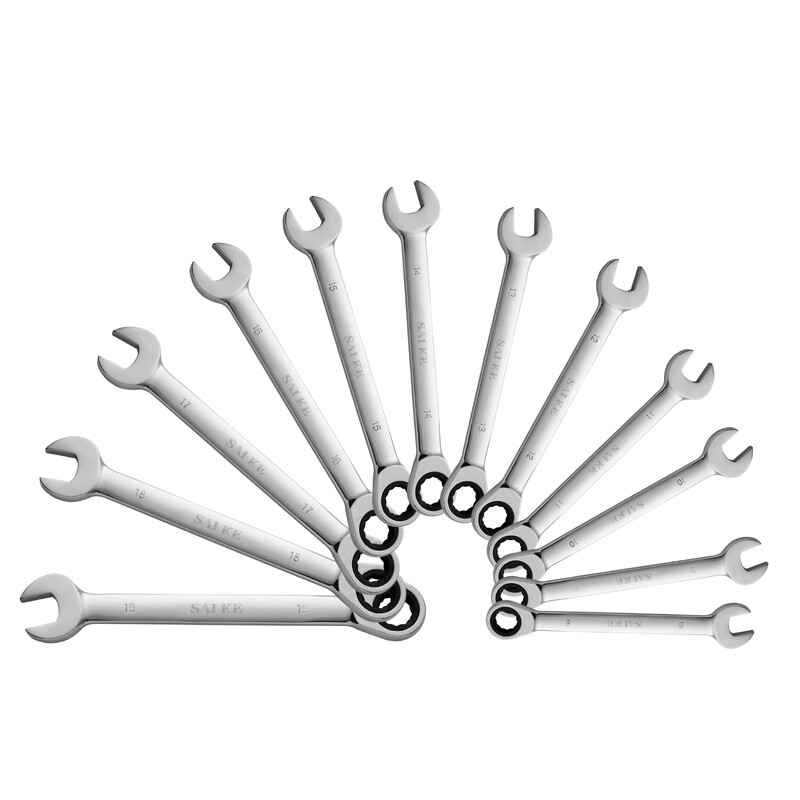 1 részes racsnis kombinált villáskulcs és gyűrűs fogaskerék Kéziszerszámok Aljzat Nyomatékú Kés Anyák Szerszámok Kulcskészlet