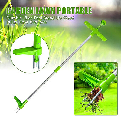 Long Handle Weed Remover Durable Garden Lawn Weeder Outdoor Yard Grass Root Puller Εργαλεία Στοιχεία φύτευσης κήπου