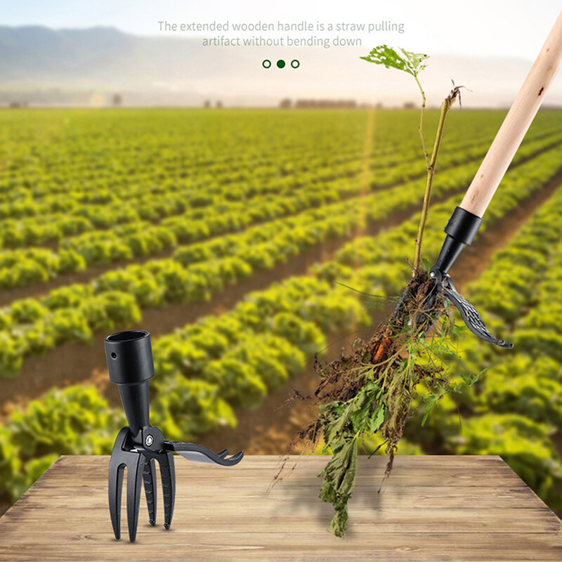 Püsti umbrohutõmbaja küünis alumiiniumsulamist käsitsi umbrohutõrjepea vahetus aiakaevamine muru labidas tööriist Juureeemaldaja ilma vardata