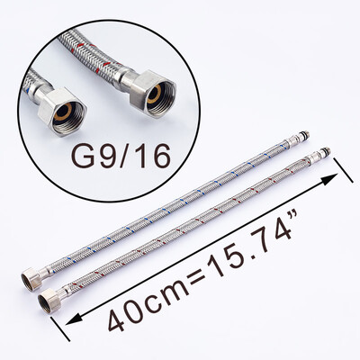 G1/2 G3/8 G9/16 Vodovodna crijeva Fleksibilne vodovodne cijevi od nehrđajućeg čelika 40 cm 60 cm 80 cm 100 cm Miješalica za hladnu i toplu vodu Cijevi za vodu
