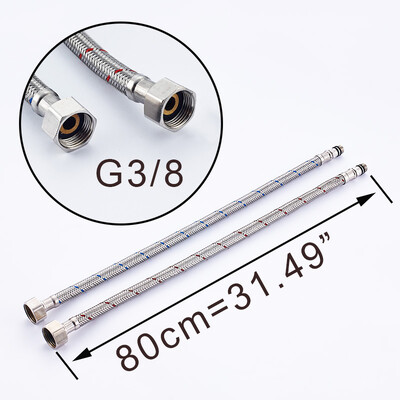 G1/2 G3/8 G9/16 Vodovodna crijeva Fleksibilne vodovodne cijevi od nehrđajućeg čelika 40 cm 60 cm 80 cm 100 cm Miješalica za hladnu i toplu vodu Cijevi za vodu