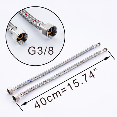 G1/2 G3/8 G9/16 Vodovodna crijeva Fleksibilne vodovodne cijevi od nehrđajućeg čelika 40 cm 60 cm 80 cm 100 cm Miješalica za hladnu i toplu vodu Cijevi za vodu