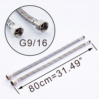 G1/2 G3/8 G9/16 Vodovodna crijeva Fleksibilne vodovodne cijevi od nehrđajućeg čelika 40 cm 60 cm 80 cm 100 cm Miješalica za hladnu i toplu vodu Cijevi za vodu