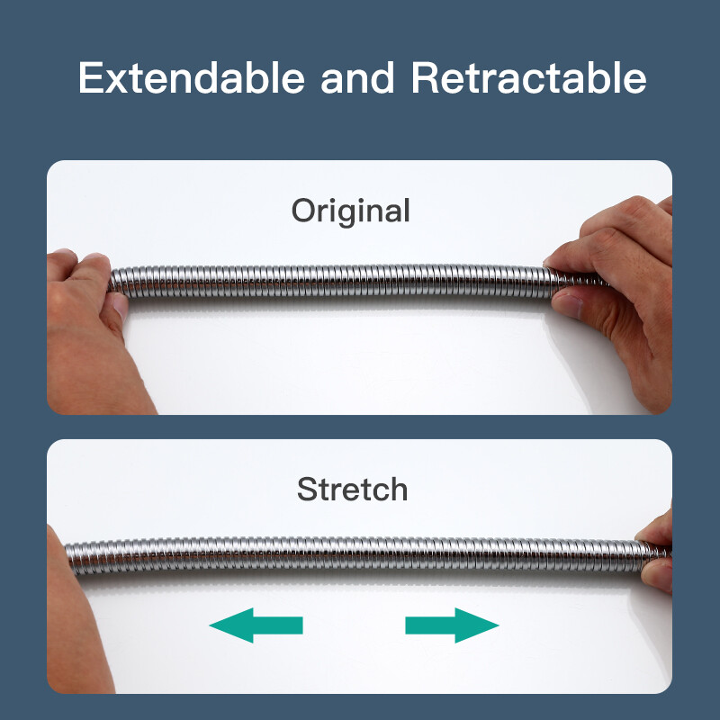 Tuš crijevo za kadu Fleksibilna cijev od nehrđajućeg čelika Tuš glava za tuš Cijev Vodovod za kupaonski pribor