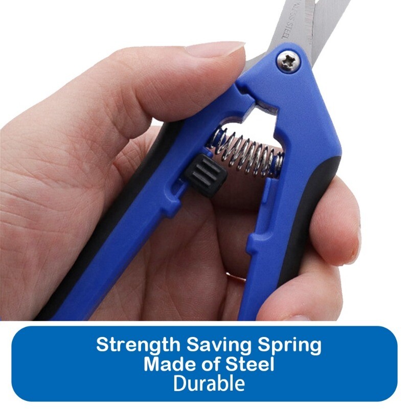 Tööjõusäästlikud aiakäärid Teravad ja vastupidavad pügamiskäärid Vedrukujundusega roostevabast terasest lilleoksa käärid