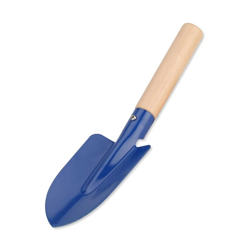 3 tk Kids Candy Color Aiatööriistad Mini metallist kellu puidust käepidemega Aiatööriistad Kellu reha labidas lastele