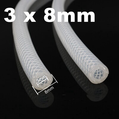 1M Silikonska cijev za hranu 4 6 8 10 12 16 20 28 mm vanjskog promjera Fleksibilna gumena cijev Cijev za kavu i mlijeko Zadebljana cijev za pivo