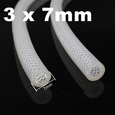 1M Silikonska cijev za hranu 4 6 8 10 12 16 20 28 mm vanjskog promjera Fleksibilna gumena cijev Cijev za kavu i mlijeko Zadebljana cijev za pivo