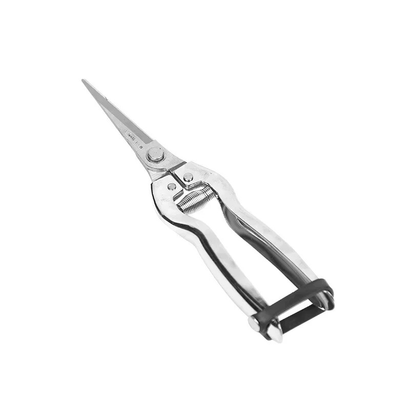 Nerūdijančio plieno genėjimo žirklės Sodo įrankiai Žirklės su dantyta cinko lydinio rankena Vaismedžių šiurkščių šakų žirklės