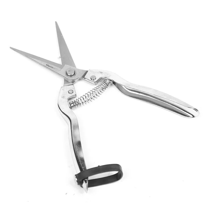 Nerūdijančio plieno genėjimo žirklės Sodo įrankiai Žirklės su dantyta cinko lydinio rankena Vaismedžių šiurkščių šakų žirklės