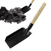 Aiakühvlid käsitsi kaevamiseks Puidust käepidemega kaevelabidad Ergonoomiline multifunktsionaalne aiatööde käsilabidas