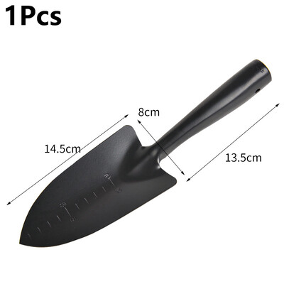 1/3 tk mangaanterasest aiatööriistade komplekt, multifunktsionaalne väike reha/labidas kaaluga kaasaskantavad välistingimustes kasutatavad mulla kobestamise käsitööriistad