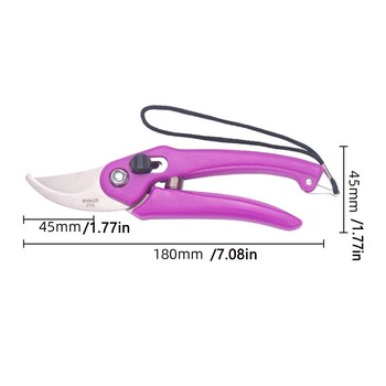 Pruner Garden Scissors Professional Sharp Bypass Pruning Ψαλίδι Τρίμερ δέντρων Κλαδί λουλουδιών Κλείστρες χεριών Εργαλεία κήπου