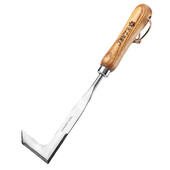 EZAEC Crack Weeder Crevice umbrohutõrjetööriist Roostevabast terasest Manuaalne Weeder Pöögipuu käepidemega muru aiatööriist