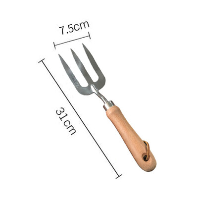 1 vnt. nerūdijančio plieno sodo įrankių rinkiniai Daugiafunkcinis mažas kastuvas su buko mediena / Toon medienos rankena, sodinant dirvą rankinis kastuvas