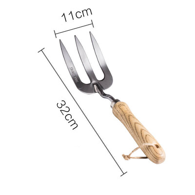 1 vnt. nerūdijančio plieno sodo įrankių rinkiniai Daugiafunkcinis mažas kastuvas su buko mediena / Toon medienos rankena, sodinant dirvą rankinis kastuvas