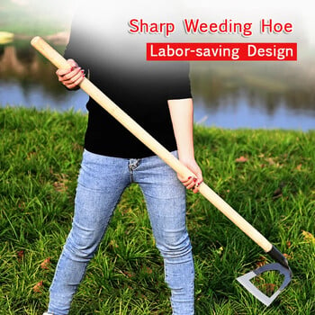 Hollow Hoe Weeding Rake Εξοικονόμηση εργασίας Βοτάνισμα & Χαλάρωση Εδάφους Artifact Harrow Χειροκίνητη χαλύβδινη σκαπάνη βοτάνισης σκαπάνης αγρόκτημα Εργαλείο Κηπουρικής