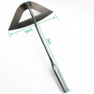 Tuščiavidurių kaplių ravėjimo grėblys Darbo jėgą taupantis ravėjimas ir dirvos purenimas artefaktas Akėčios Rankinis plieninis ravėjimo kaplis Kultis ūkio įrankis Sodininkystė